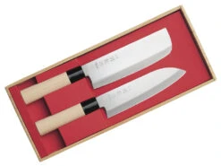 Set 2 Couteaux Sekiryu Nariki+Santoku