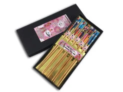 Lot 5 Paires De Baguettes "Geisha à Tokyo"