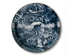 Grand Bol Menbachi "grues" Noir