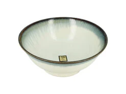 Bol à Ramen Blanc Liseré Bleu