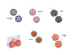 Boucles D'oreille Mizuhiki