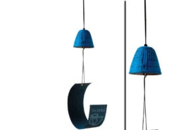 Cloche Ă Vent 45mm Bleue