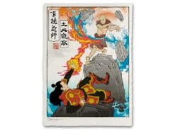 Estampe Ukiyo-e "Rétablir L'équilibre"