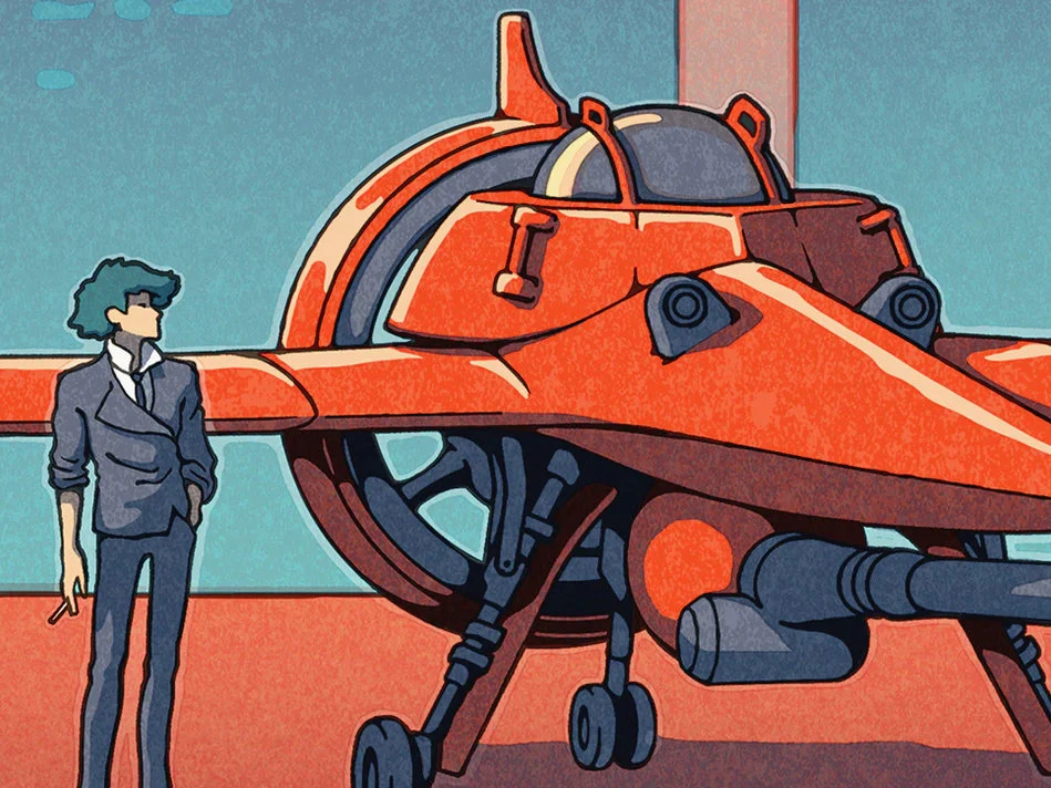 Estampe Ukiyo-e "Cowboy De L'Espace" – Image 2