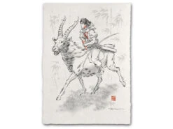 Estampe Ukiyo-e "Le Proscrit"