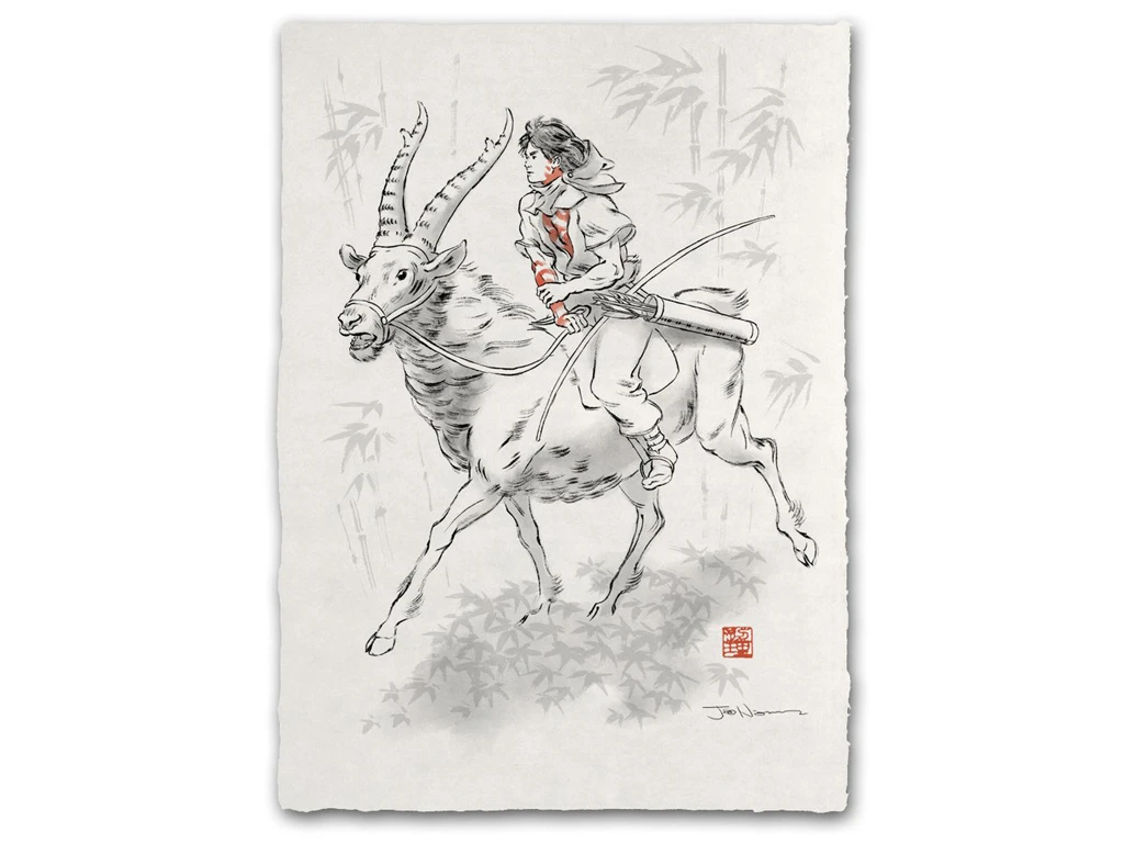 Estampe Ukiyo-e "Le Proscrit"