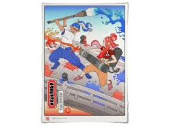 Estampe Ukiyo-e "Peignons La Ville !"