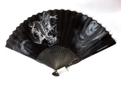 Eventail Homme "Ryu" Noir