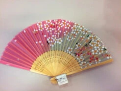 Eventail Rose & Vert