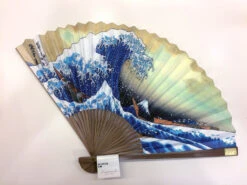 Eventail Vague Hokusai