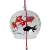 Furin En Verre "Poissons Rouges"