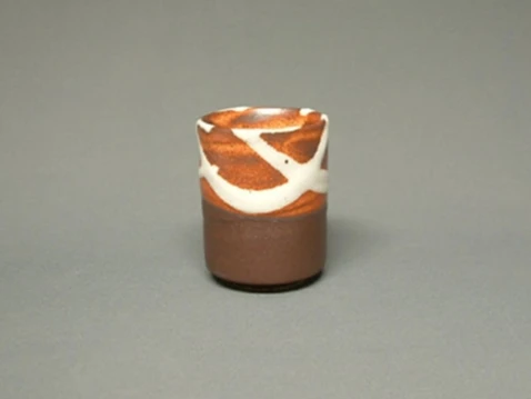 Tasse à Thé Gobelet Brun Rouille