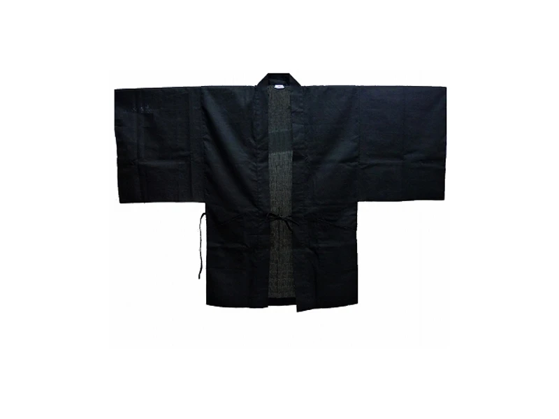 Veste Haori Unisexe - Noir 1 Veste Haori Unisexe - Noir