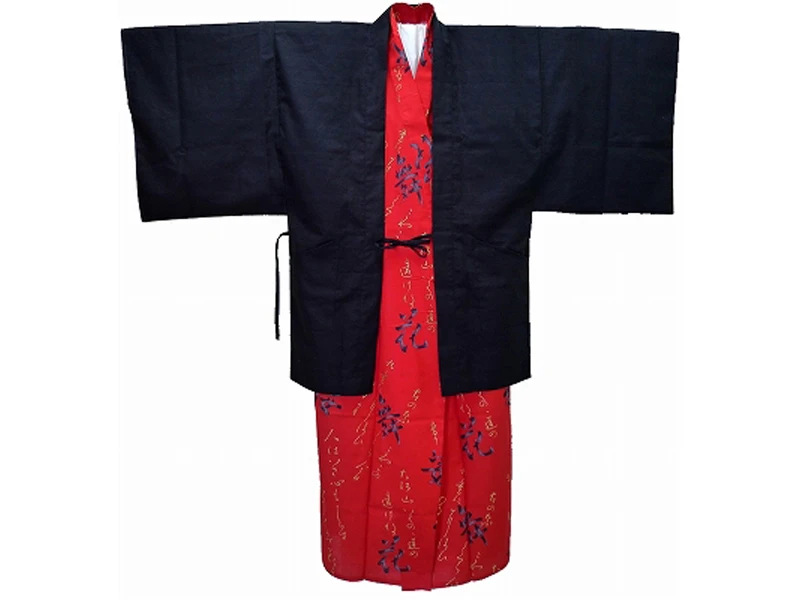 Veste Haori Unisexe - Noir 2 Veste Haori Unisexe - Noir – Image 2