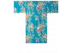 Happi Femme "pivoines & Orchidées" - Turquoise