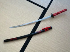 Sabre De Décoration Seki "marbre Rouge" Long