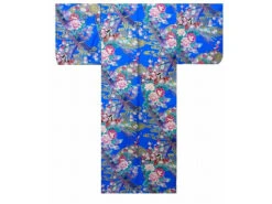 Kimono Satin Femme "petite Princesse" - Bleu