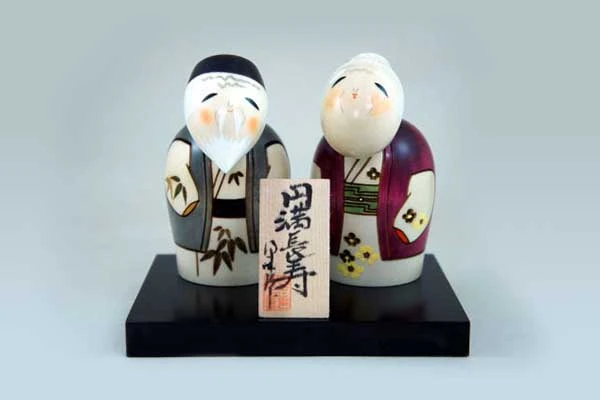 Kokeshi Couple Enmanchoju 1 Kokeshi Couple Enmanchoju