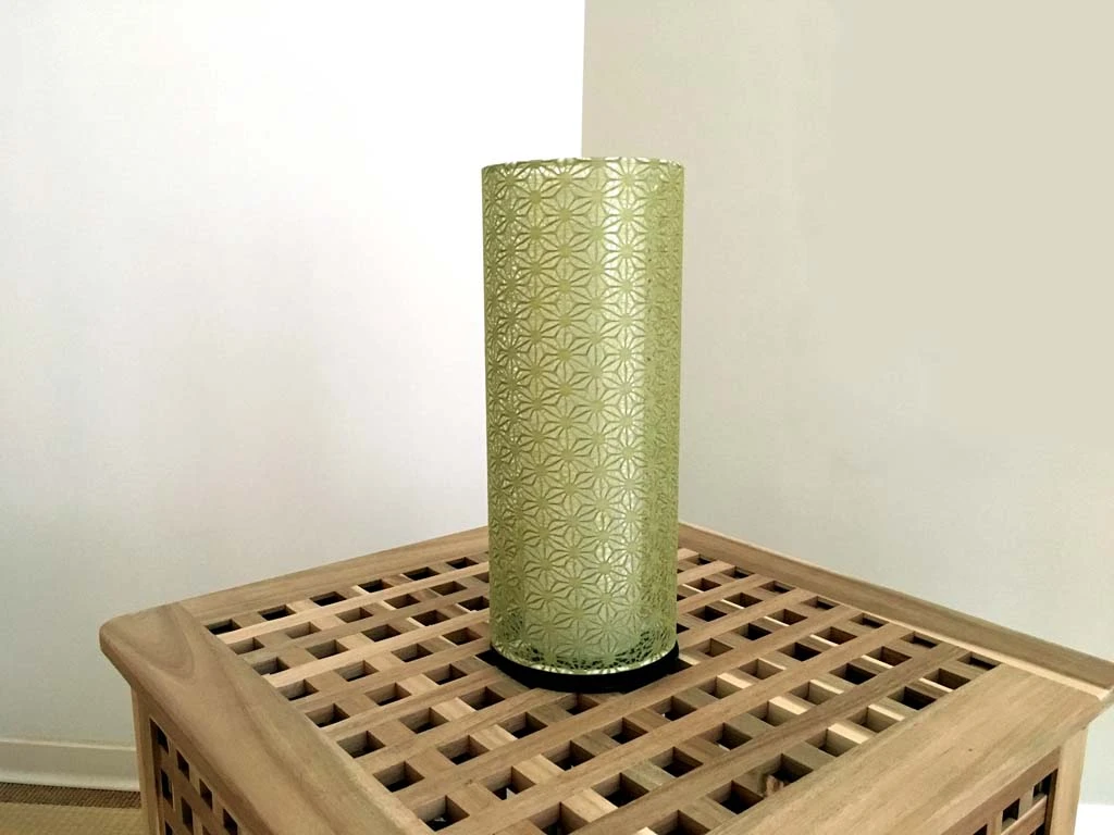 Lampe FORES Asanoha Verte 12,5x31,5 S-381 – Image 3