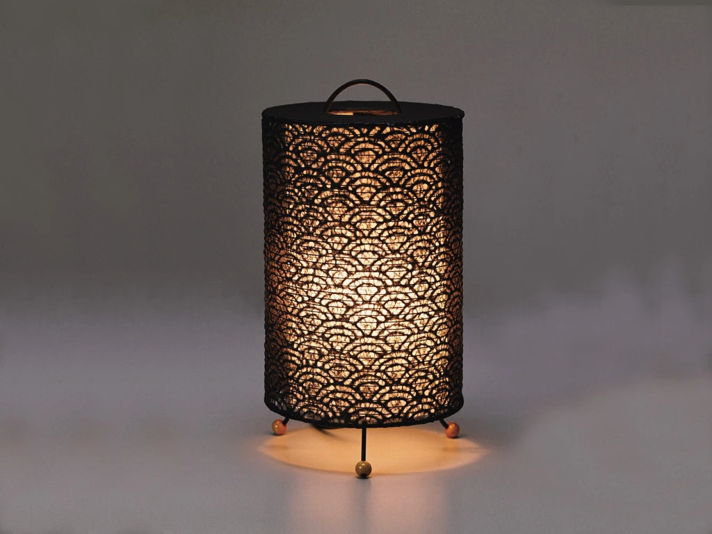 Lampe FORES Mini Stand Nami Noir S-156