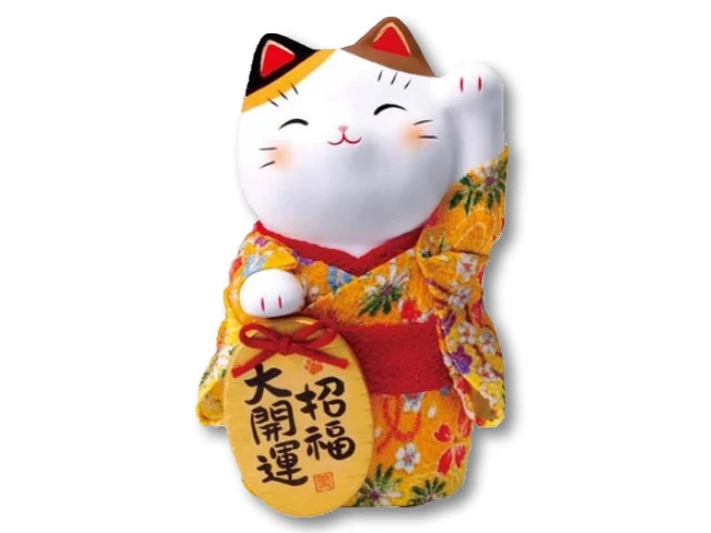 Maneki Neko Kimono 14cm