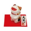 Maneki Neko Souriant 7 Cm - Céramique & Washi
