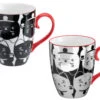 Mug Chat Kawaii Noir / Blanc