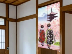 Noren 2 Geishas Au Todaiji