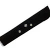 Pochette Tissu Pour éventail - Noire & Sakura