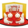 Mini Figurines Renards Inari Avec Décor