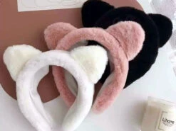 Serre-tĂŞte Peluche Oreilles De Chat