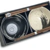 Coffret 2 Bols Udon Déco "maru" Noir & Blanc