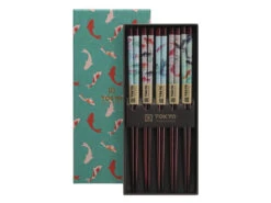 Lot 5 Paires De Baguettes Carpes Koï Et Poissons Rouges