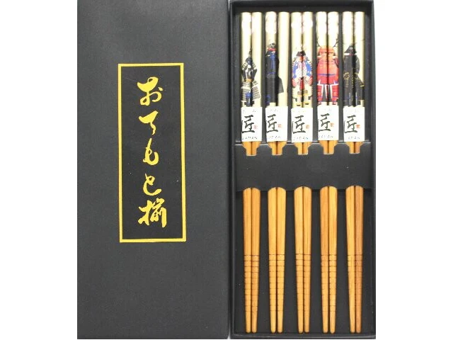 Lot 5 Paires De Baguettes "Ukiyoe -zen" 2 Lot 5 Paires De Baguettes "Ukiyoe -zen" – Image 2