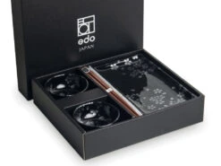 Set à Sushi 2 Personnes - Sakura Fond Noir