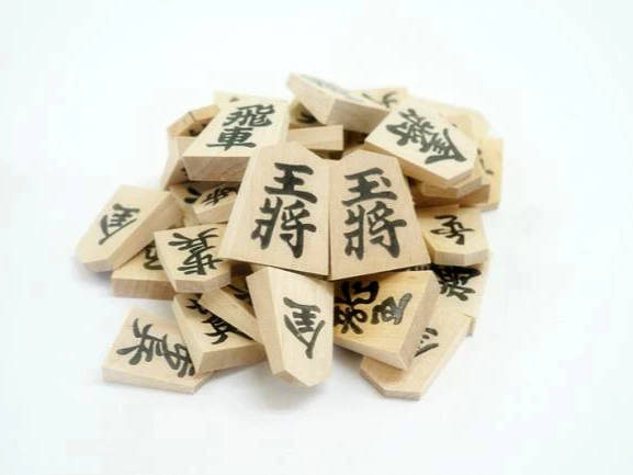 Pièces De Shogi (koma) En Bois 2 Caractères