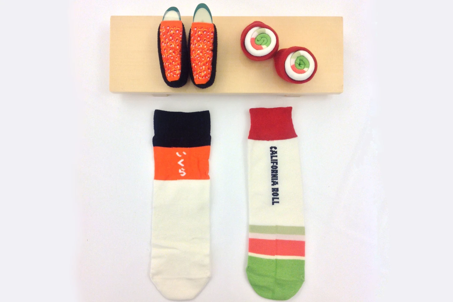 Sushi Sock Kids - Calfornia Roll + Sushi Saumon – Image 2