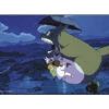 Tableau Bois Ghibli - Totoro Et Son Parapluie