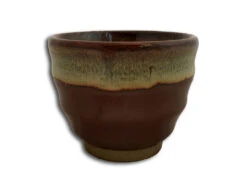 Tasse 200ml Brune à Bord Blanc