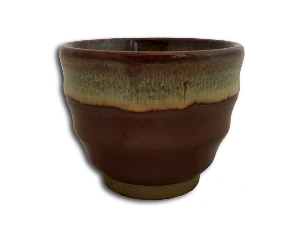 Tasse 200ml Brune Ă Bord Blanc