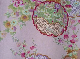 Yukata Femme "cercles Colorés" - Rose - Taille M – Image 2