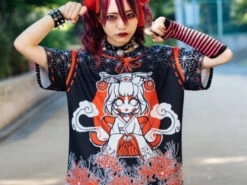 T-Shirt Bloody Maiko Floral | ACDC Rag