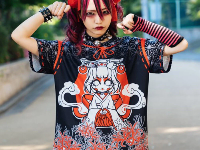 T-Shirt Bloody Maiko Floral | ACDC Rag