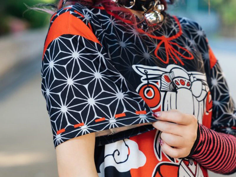 T-Shirt Bloody Maiko Floral | ACDC Rag – Image 4