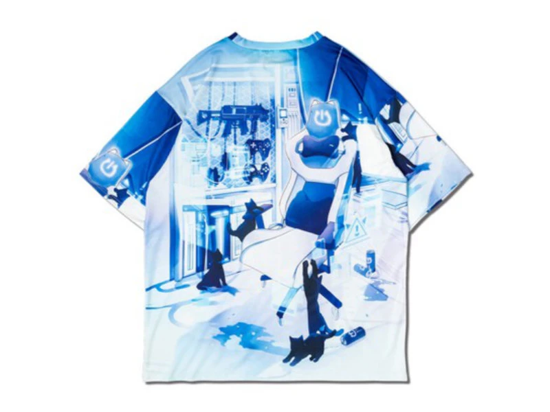 T-Shirt Cyber Cat | ACDC Rag X Peach Punch – Image 3