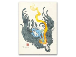 Estampe Ukiyo-e "De La Vieille Magie"