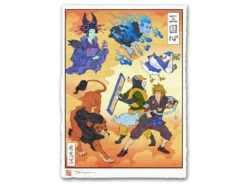 Estampe Ukiyo-e "Gardiens De La Clé"