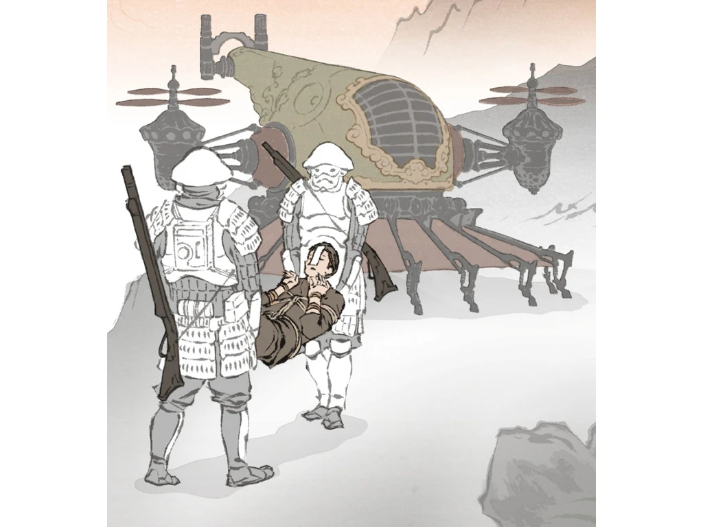 Estampe Ukiyo-e "La Proie Du Chasseur" – Image 3