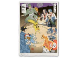 Estampe Ukiyo-e "Remporter Un Pari"