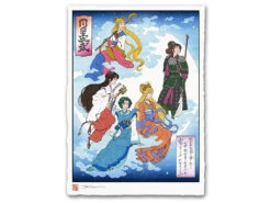 Estampe Ukiyo-e "Les Vierges Guerrières"